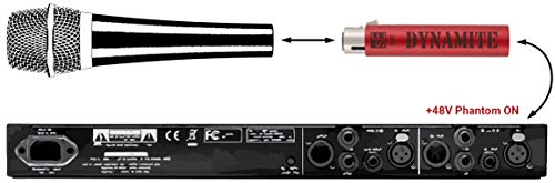 sE Electronics DM1 Dynamite Active Inline Microphone Preamp Bundle with 2 XLR Cables - Thumbnail 5