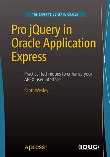 Pro jQuery in Oracle Application Express view 2