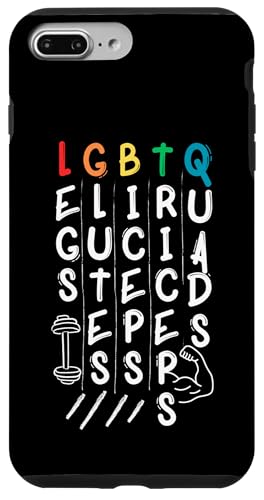 Workout LGBTQ Legs Glutes Biceps Triceps Quads Gym Lover �X�}�z�P�[�X iPhone 7 Plus/8 Plus �p