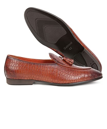 Image of Gabicci Oak Land Casual Slip On Leather Shoes for Men |1026506|