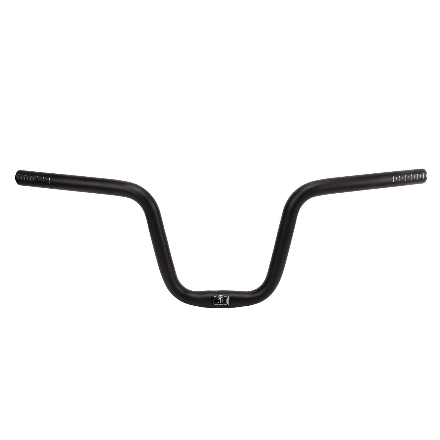 Tbest Bike Handlebar,Mountain Bike Handlebars,Road Handlebars,Mountain Handlebar 25.4mm Diameter 580mm Extra Long Handlebar Aluminum Alloy Folding Road(160mm/6.3in Height)