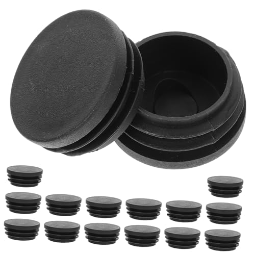 TIDTALEO 16piezas Tapones De Plástico Redondos para Muebles De Cubiertas De Tubo para Proteger Pisos De Duraderos y Resistentes para Suelos Baldosas