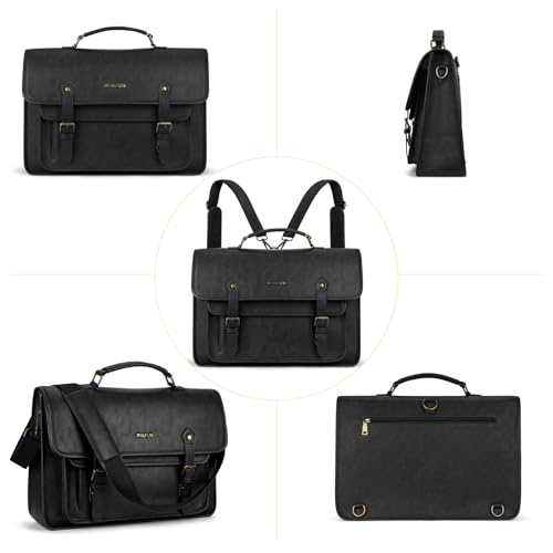 MOSISO 3-in-1 Laptop Bag PU Leather