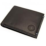 Chelsea FC Leather Mens Stitched Wallet (One Size) (Black)