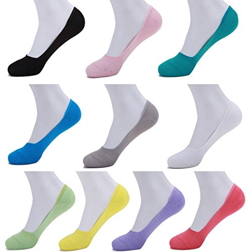 10 Pair Women 5-9 Socks Boat Low Cut Casual Thin Bamboo Fiber No
