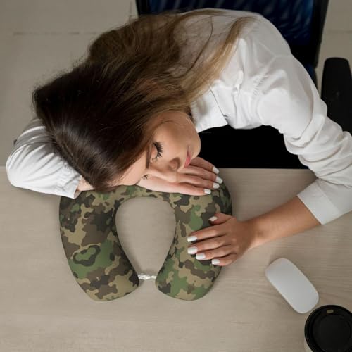 Almohada de poliéster negra para cuello y hombros miniatura 7