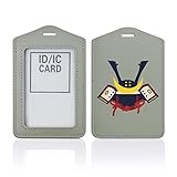 パスケース 定期入れ IC IDカード入れ グレー ネックストラップ付 社員証入れ 通学 通勤 passcase 子供の日 兜 端午の節句 カブト 017654