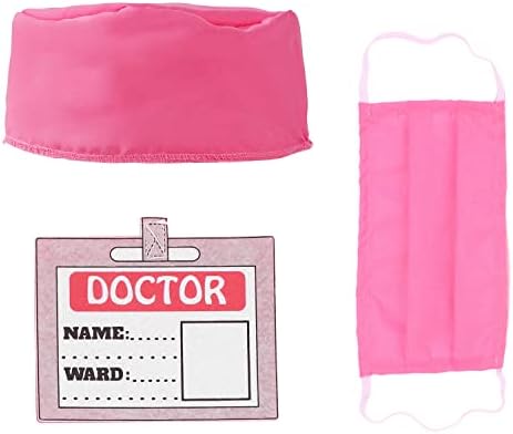 Wbesty Kids Scrubs for Girls Kids Doctor Costume Kids Mad Scientist Costume with Accessories for Halloween Parties 3 41qsrGK+RQL. AC