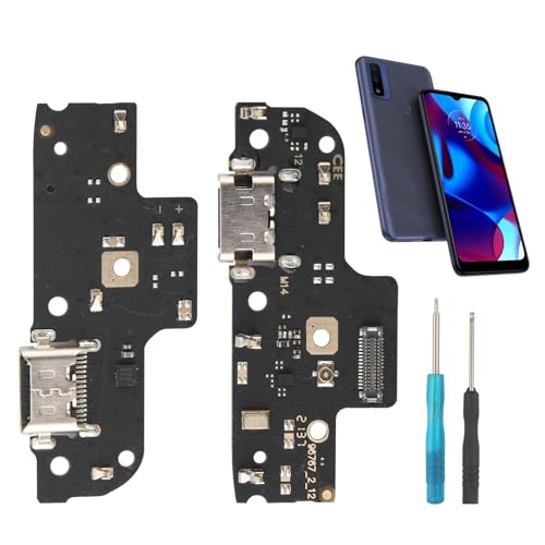 YHX-US Charging Port Replacement for Motorola G Pure 2021 USB Dock Connector Flex Cable Replacement for Motorola G Pure XT-2163-4 XT2163-4 with Tools
