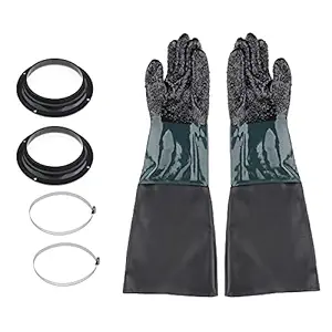 arythe 1Pair of 60cm Replacement Durable Sandblast Gloves for Sand Blasting Cabinet