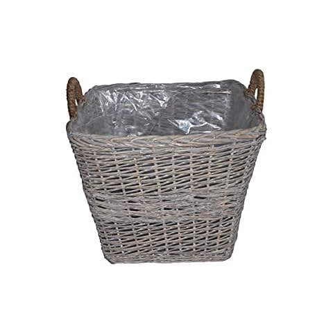 Garden Market Place Large Willow Log Basket Cover