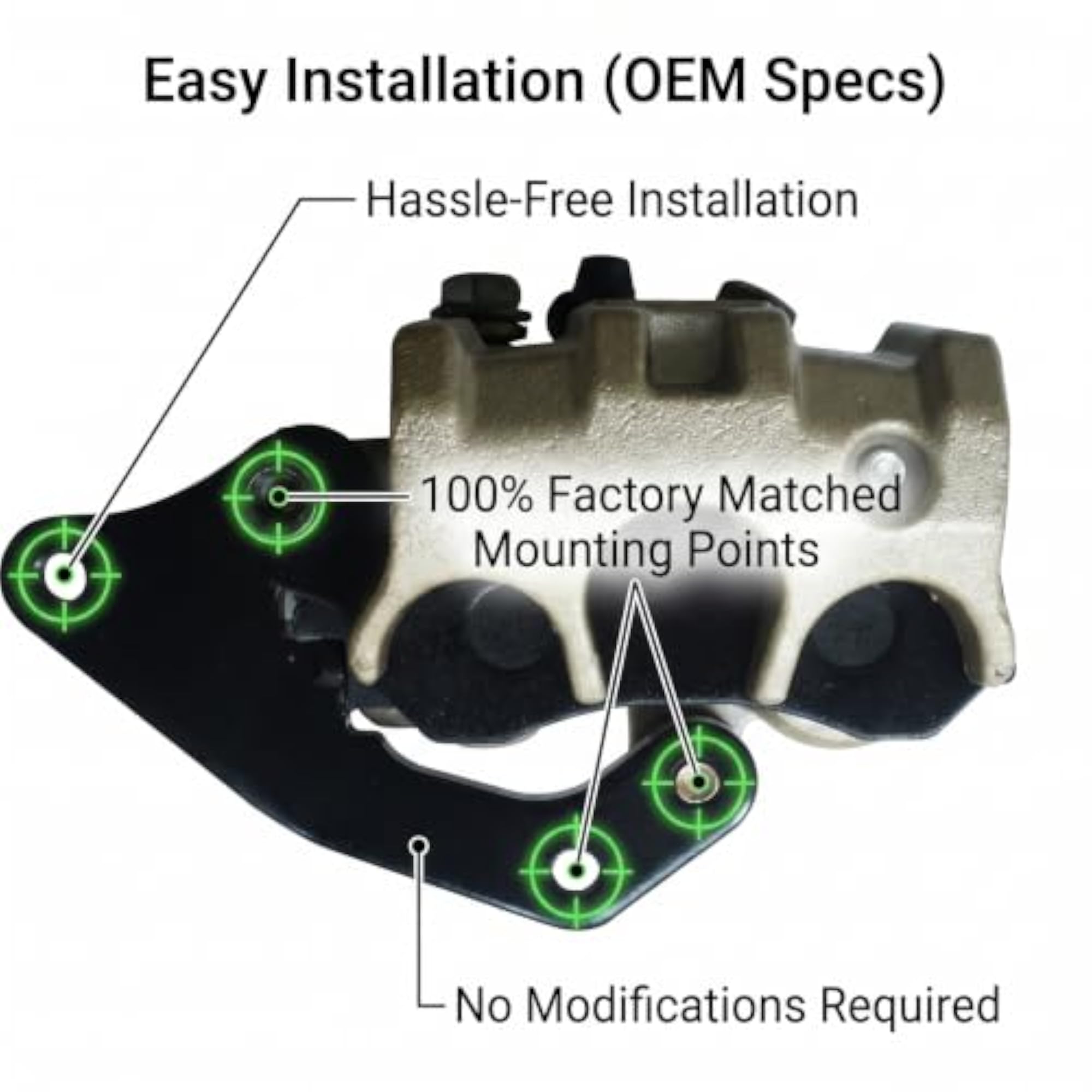Brake Caliper Assembly Compatible for Honda SP Shine BS6