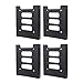 Aliyaduo SSD Mounting Bracket,2.5" to 3.5" SSD HDD Metal Adapter Mounting Bracket Hard Drive Holder for PC,Pack of 4