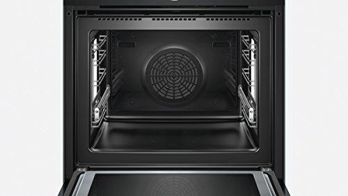 Bosch HNG6764B6 Serie 8 Smarter Einbau-Backofen mit Mikrowellenfunktion, 60 x 60 cm, 800 W, Made in Germany, Pyrolyse Selbstreinigung, Bosch Assist Backeinstellung auf Knopfdruck, Schwarz – Bild 4