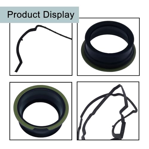 Image of Valve Cover Gasket VC4363G with Grommets for Fiat 500L 500X & Jeep Renegade 1.4L Turbocharged Engine, Fits 2014-2017 Models,Replacement for 1368cc L4 SOHC Engines, Easy Installation