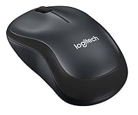 Logitech M220 SILENT Kabellose Maus, 2,4 GHz mit USB-Empfänger, 1000 DPI Optical Tracking, 18 Monate Batterielaufzeit, Für Links- & Rechtshänder, Kompatibel mit PC, Mac, Laptop - Grau – Ansicht 4