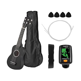 Ukulélé Jeu de 21 Pouces Ukulele Set Basswood Acoustic Soprano Ukulele Guitare Guitare à 4 Cordes avec Pick Tuner Strap… - Les Beatles, Paul McCartney, John Lennon, RIngo Starr, George Harrison