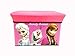 Frozen. Princess Elsa Anna & Olaf Foldable Storage Box & Stool (HOT PINK)