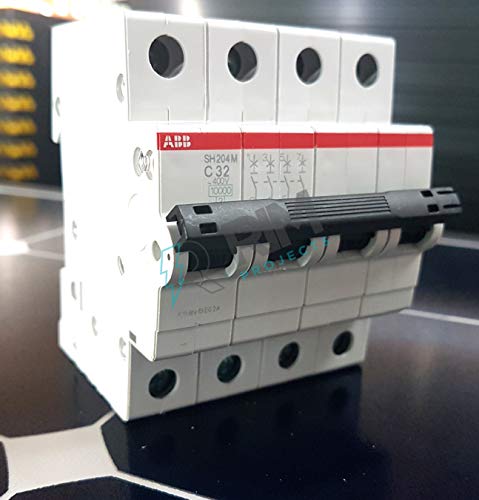 Abb-entrelec sh200 - Interruptor automático sh204-c32 4 polos 32a curva c 6ka