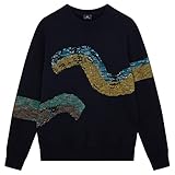 paul smith pullover damen Wirbel-Detail Sony NEC Optiarc PS by Paul Smith Herren Ps Paul Smith Rundhalsausschnitt Pullover, Sehr Dunkles Marineblau, X-Klein