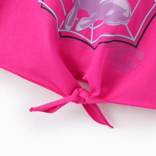 Image of Disney Frozen Princess Minnie Stitch Girl Clothes Long Sleeve Knot Front Sweatshirt Flare Pants Fall 2 Piece Outfit 2-9Y