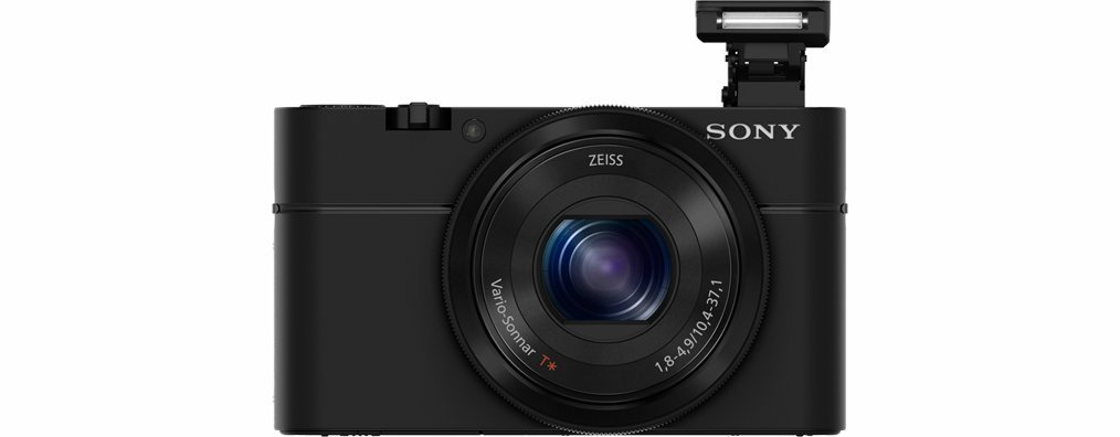Sony RX100 Premium Kompakt Digitalkamera (20 MP, 7,6 cm (3 Zoll) Display, 1 Zoll Sensor, 28-100 mm F1.8-4.9 Zeiss Objektiv, 3,6x opt. Zoom) (DSC-RX100) schwarz
