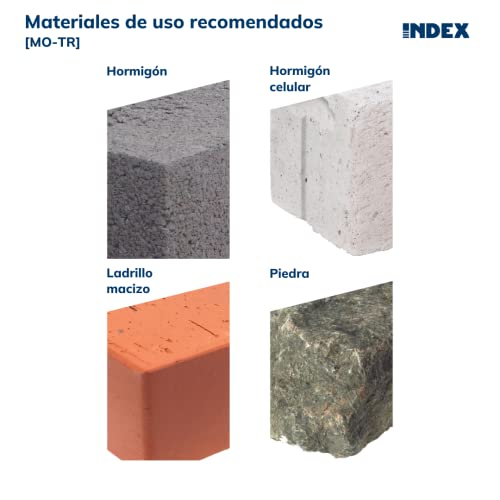 Index Fixing Systems mo-tr – zestaw 12 tarcz perforowanych, powłoka 1,5D, ocynkowana, MOTRO08
