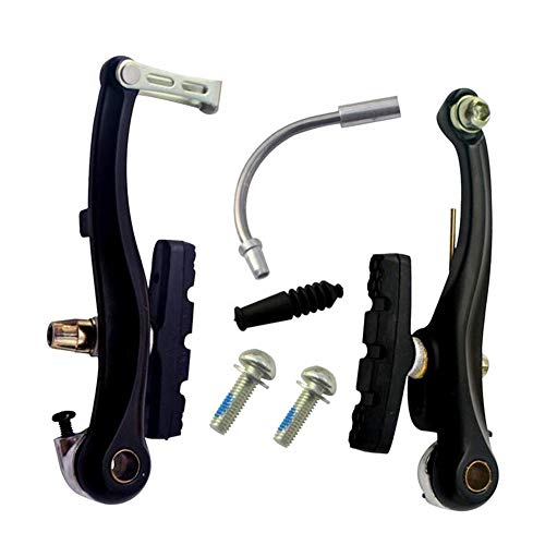 giveyoulucky 1 Pair Aluminum Alloy Durable V Brake Clips with Pads Bicycle Parts Accessories