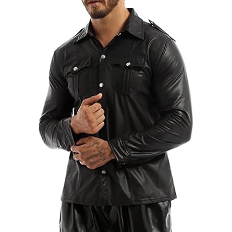Chemise Police Simili Cuir Aiihoo Cover