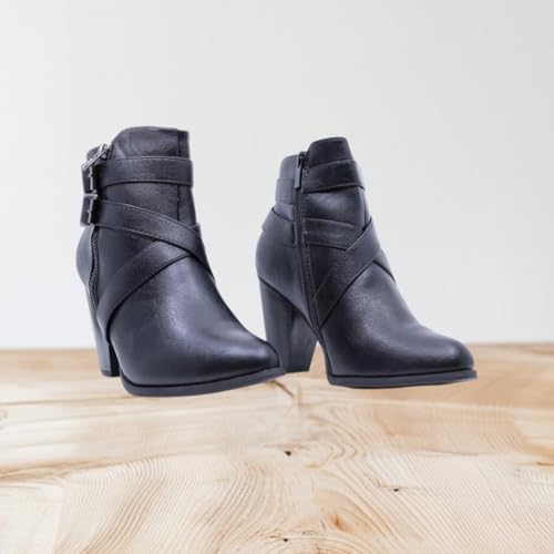 Forever - Women's 3 Buckle Bootie2