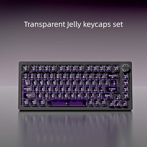 Image of dagaladoo Clear keycaps Set,Translucent Keyboard keycaps,Jelly Key caps