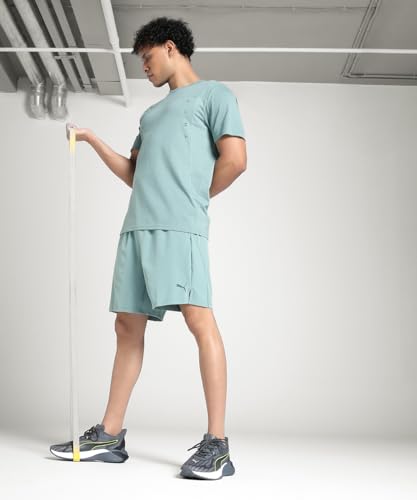 Puma Unisex M TAD TECH Triblend Tee T-Shirts, Green Moon, – Ansicht 5