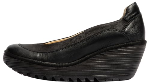 Fly London Yeka530fly, Mocasín Mujer, Black, 41 EU