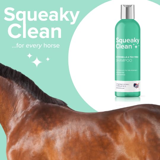 Equine America Horse & Pony Shampoo Citronella & Tea Tree Critter Prevention, Green, Insect Repellent Shampoo - Image 2