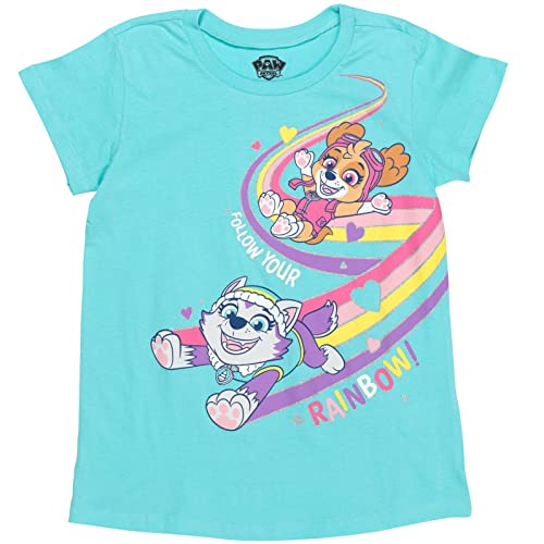 Paw Patrol Girls 3 Pack T-Shirts Toddler to Big Kid Sizes (2T - 10-12)2