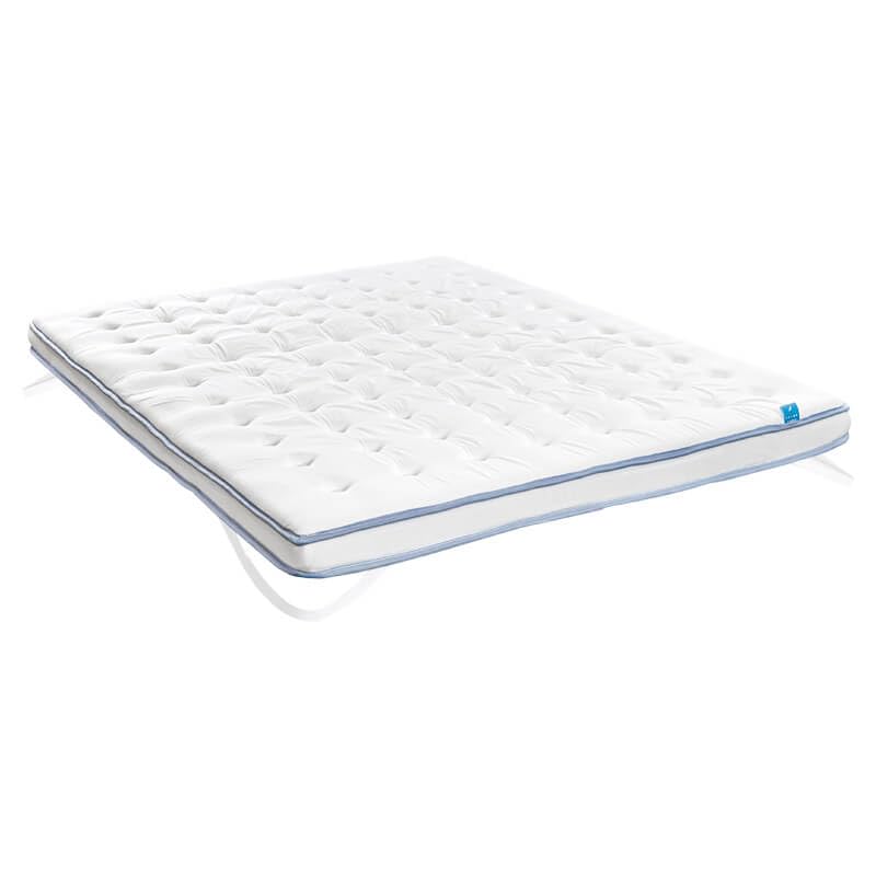 Relax Topper colchón Luxury Nimbus Viscoelástico Firmeza Media Confort Extra Transpirable Adaptable Mejora Descanso Acogedor y Suave - 80x190 cm