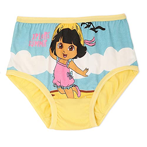 Image of Red Rose Kids Girls Cotton Printed Panty Pack of 6-Assorted