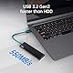 Netac SSD Extern 500GB USB 3.2 Gen 2, Externe Festplatte SSD für Laptop, TV Aufnahmen, Mac, PS4, PS5, Xbox, Handy Android, Festkörper-Laufwerk (USB C Aluminum)