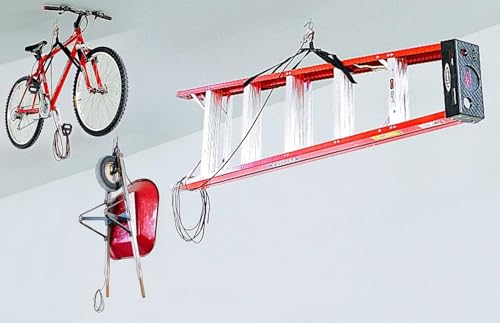 Almacenamiento de garaje superior HARKEN para elevación de herramientas 3