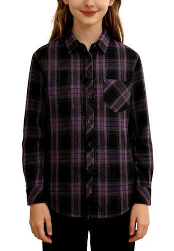 Image of SANGTREE Long Sleeved Flannel Shirt Button Down Plaid Shirts