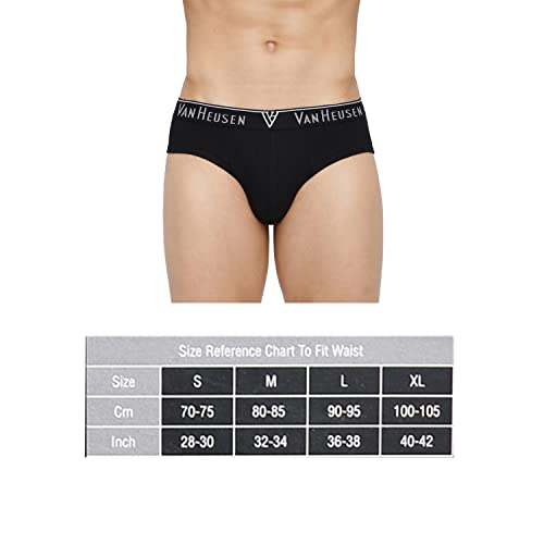 Image of Van Heusen Men's Cotton Brief Pack of 1| Ribbed Cotton | Anti-Bacterial | Stay fresh | Sweat Absorbant | Moisture-Wicking | Long Lasting Colors |Breathable Combed Cotton for extra comfort | Soft Waistband | Soft Touch | Style 10004