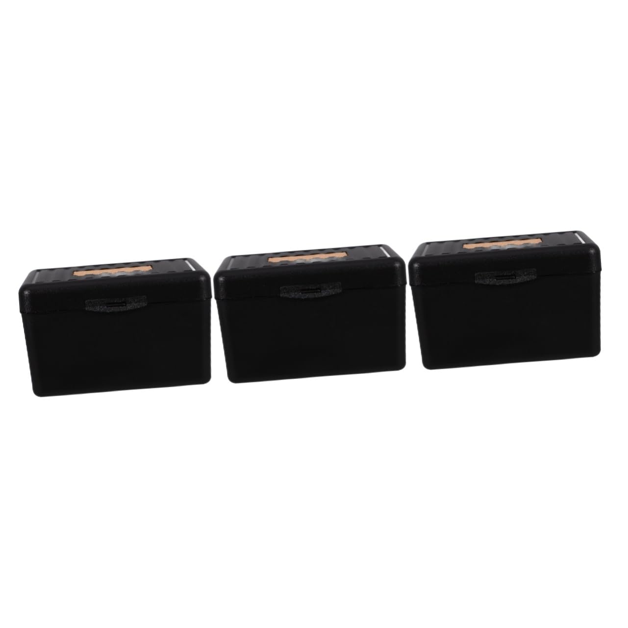 VILLCASE 3piezas Caja Organizadora De Tarjetas De Visita y Cartas Portátil Para Oficina Soporte De Almacenamiento De Tarjetas De Índice Para Escritorio y Uso Diario