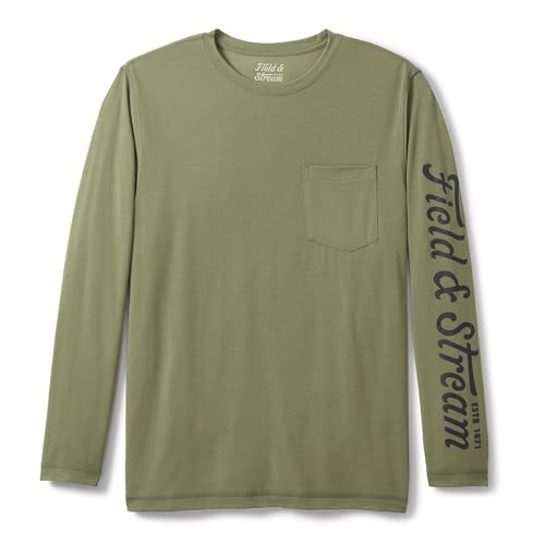 Image of Field & Stream Men's Roll Cast Long Sleeve Performance Tee Shirt with Drirelease