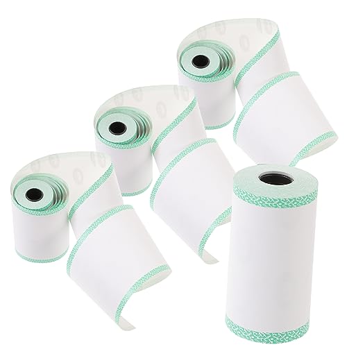 PLAFOPE 4 Rolls of Thermal Printing Paper Lint- Cash Paper Rolls for Home Office Supermarket Hotel Use