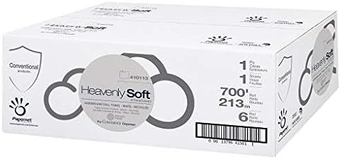 Paper Towels Hardwound Roll, Heavenly Soft Standard, White, Recycled ...