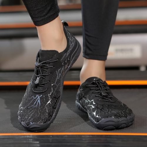 Image of Hike Barefoot Shoes Womens Men,Unisex Barefoot Water Shoes Breathable, Anti-Slip Hiking Footwear for Athletic Wide Toe Shoe Footwear for Hiking, Walking, Running, Yoga, and Water Sports