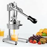 Cast Iron Citrus Juicer,Heavy-Duty Manual Juicer Press,Easy to Clean Hand Press Juicers,Professional Manual Juicers for Citrus Orange Lemon Lime Grapefruit,Dark Gray