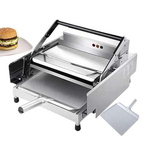 YXFAZPP Máquina Automática de Pan de Hamburguesa a la Parrilla - 6 Hamburguesas Cada Vez, Máquina de Pan a la Parrilla de Doble Capa - Control de Temperatura Preciso de 50-300°C