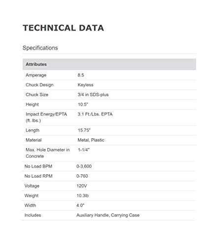 Bosch Rh432Vcq 1-1/4-Inch Sds-Plus Rotary Hammer Kit , Blue #TOP6