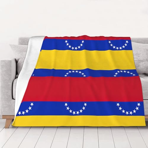 Couverture polaire drapeau du Venezuela 152x203cm plaid canapé super doux